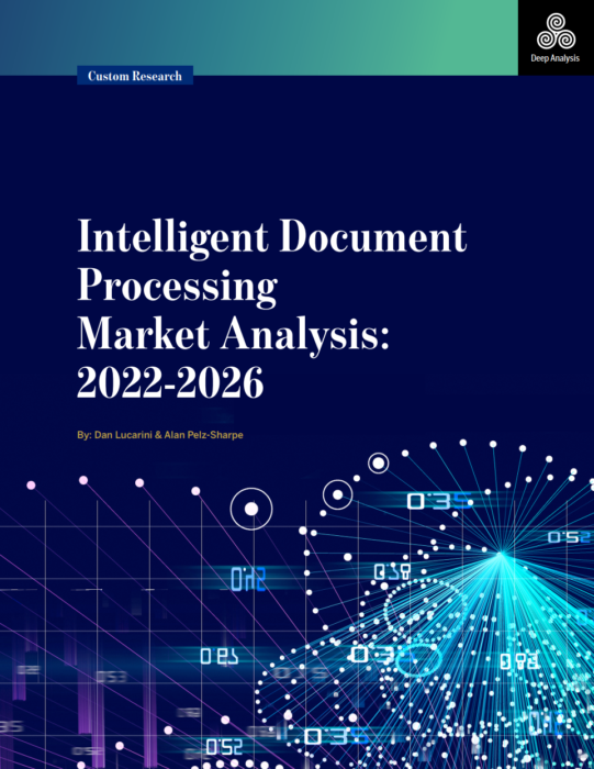 A cover of a report about the Intelligent Document Processing Market Analysis