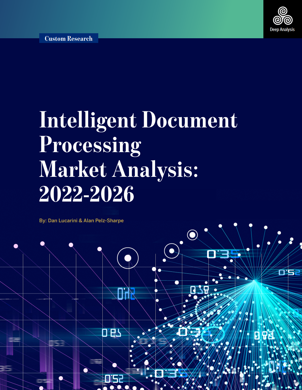 A cover of a report about the Intelligent Document Processing Market Analysis